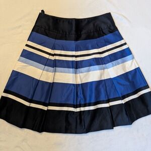 H&M Blue and Black A-Line Skirt